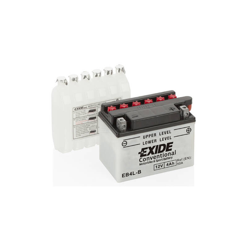 Motobatéria EXIDE EB4L-B 12V 4Ah 50A
