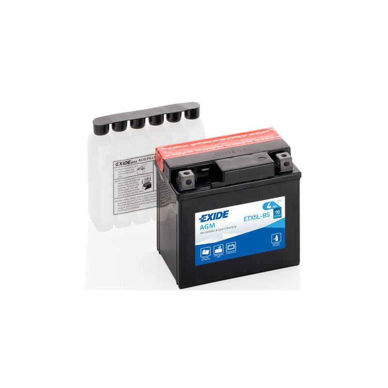 Motobatéria CENTRA ETX5L-BS 12V 4Ah 70A