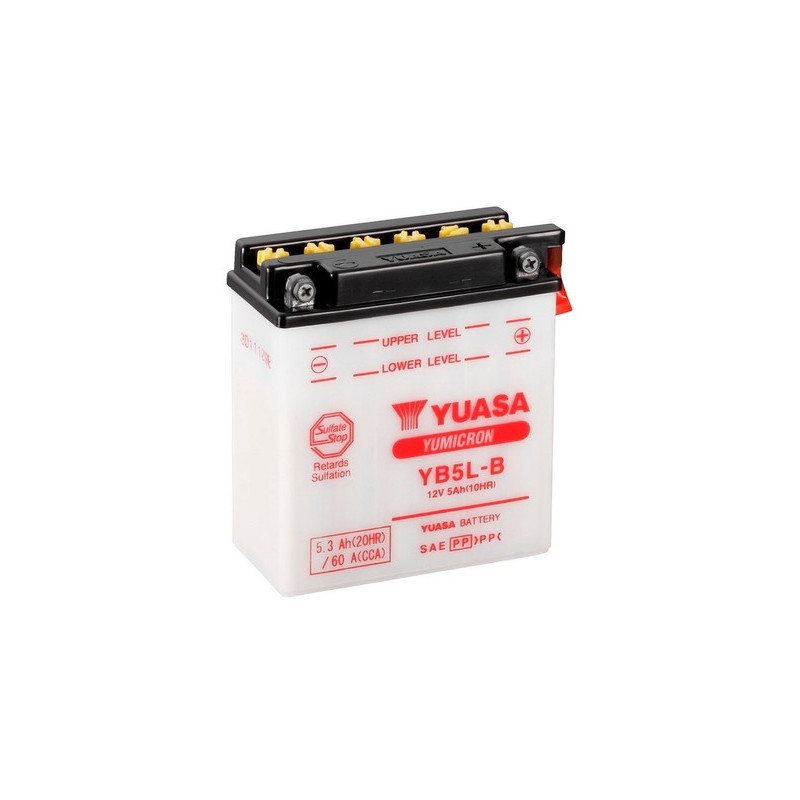 Motobatéria YUASA YB5L-B 12V 5Ah 60A