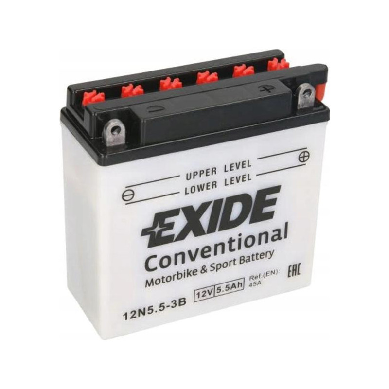 Motobatéria EXIDE 12N5,5-3B 12V 6Ah 45A