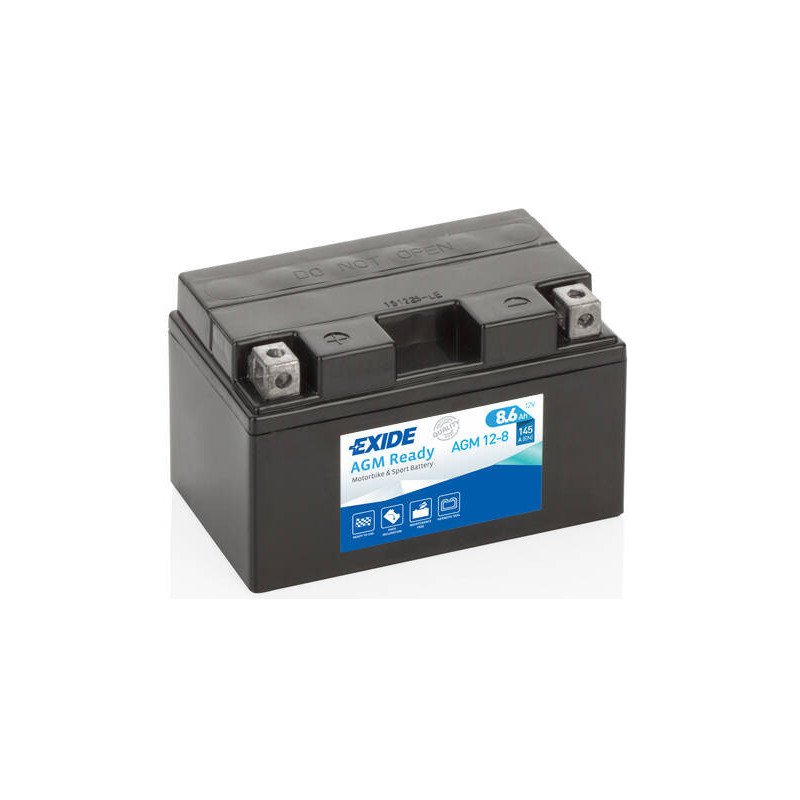 Motobatéria EXIDE AGM12-8 12V 9Ah 145A