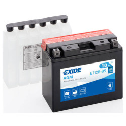 Motobatéria EXIDE EXCELL ** ET12B-BS 12V 10Ah 160A
