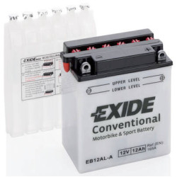 Motobatéria EXIDE EB12AL-A 12V 12Ah 165A