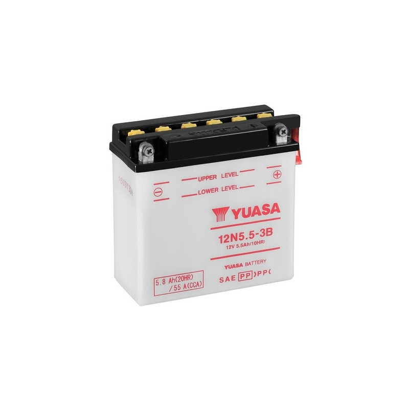 Motobatéria YUASA 12N5.5-3B 12V 6Ah 55A