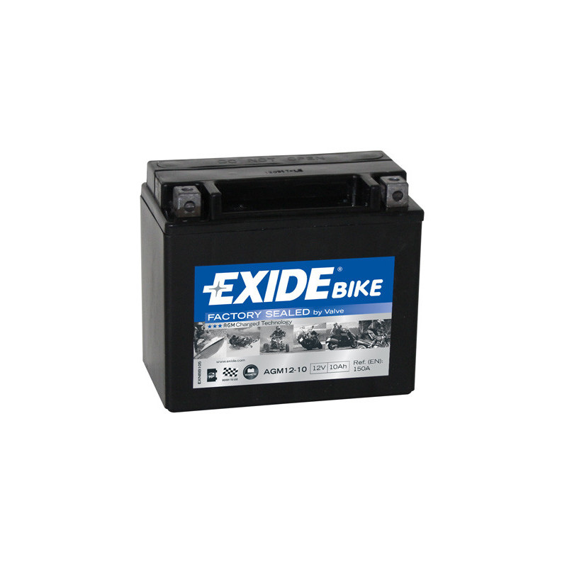 Motobatéria EXIDE AGM12-10 12V 10Ah 150A