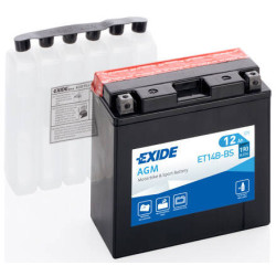 Motobatéria EXIDE EXCELL ** ET14B-BS 12V 12Ah 190A