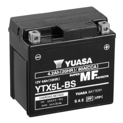 Motobatéria YUASA YTX5L-BS 12V 4Ah 80A