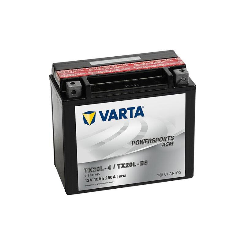Motobatéria VARTA POWERSPORTS AGM 518901025I314 12V 18Ah 250A