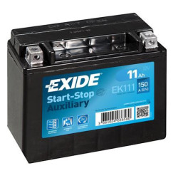 Motobatéria EXIDE EK111 12V 11Ah 150A