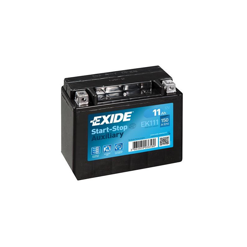 Motobatéria EXIDE EK111 12V 11Ah 150A