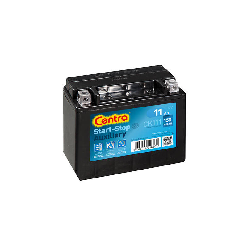 Motobatéria CENTRA CK111 12V 11Ah 150A