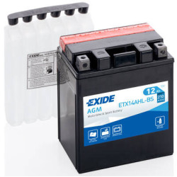 Motobatéria EXIDE EXCELL ** ETX14AHL-BS 12V 12Ah 210A