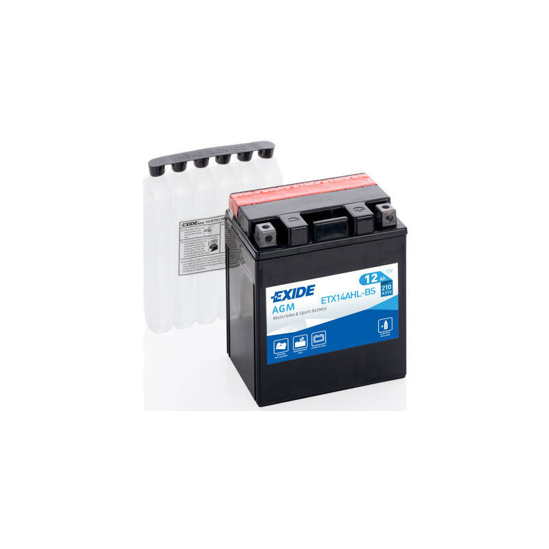 Motobatéria EXIDE EXCELL ** ETX14AHL-BS 12V 12Ah 210A