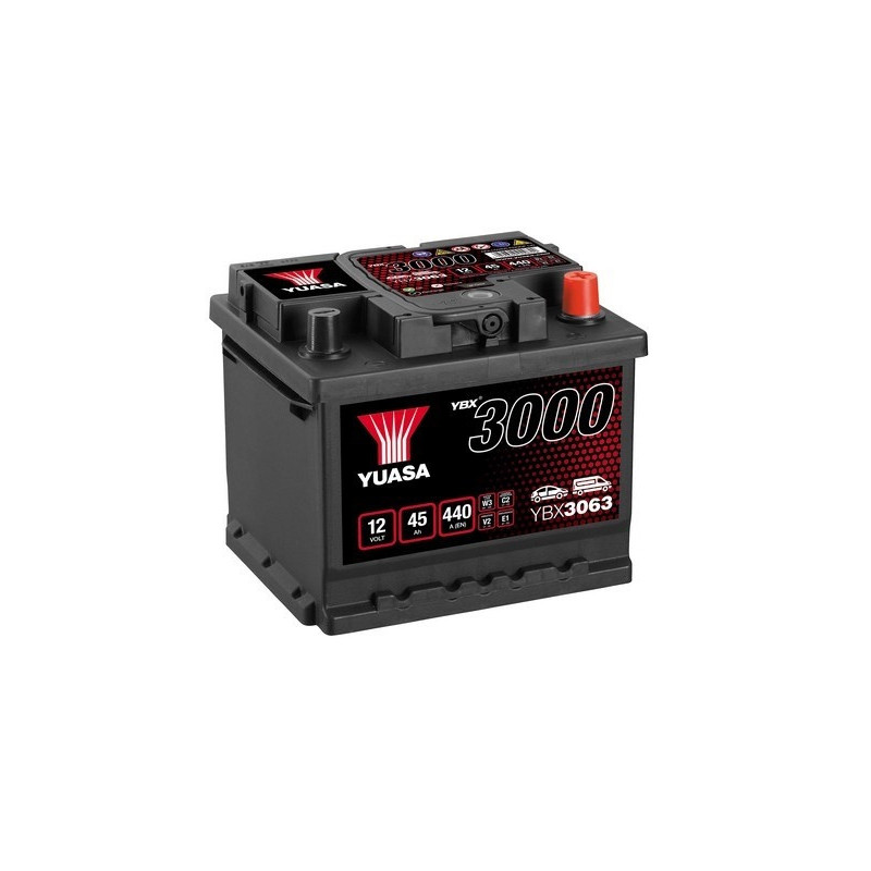 Autobatéria YUASA YBX3063 12V 45Ah 440A