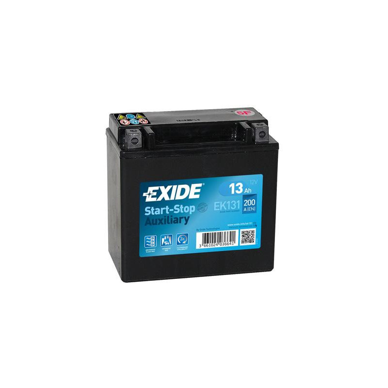 Motobatéria EXIDE EK131 12V 13Ah 200A