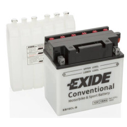 Motobatéria EXIDE EB16CL-B 12V 19Ah 190A