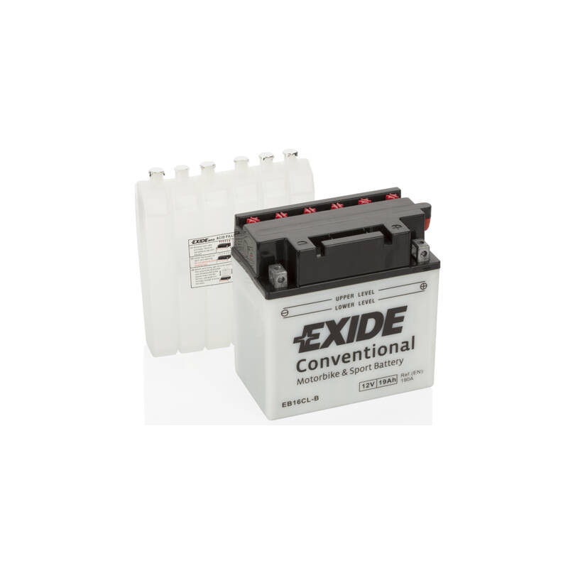 Motobatéria EXIDE EB16CL-B 12V 19Ah 190A