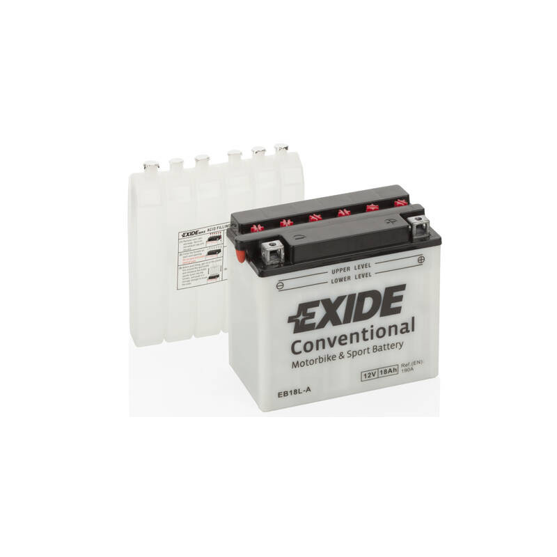 Motobatéria EXIDE EB18L-A 12V 18Ah 190A