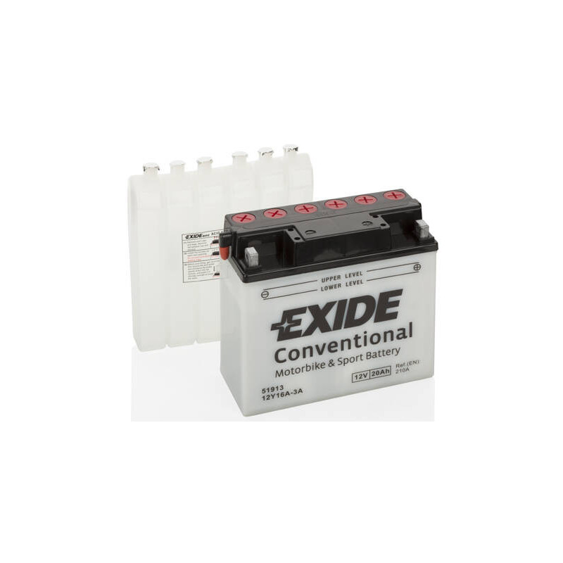 Motobatéria EXIDE 12Y16A-3A 12V 20Ah 210A