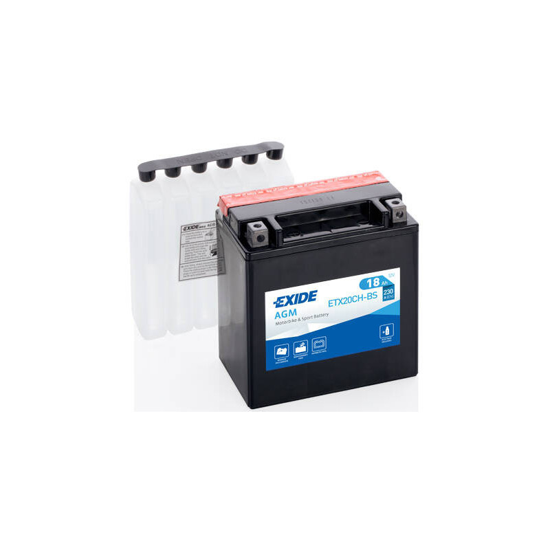 Motobatéria EXIDE EXCELL ** ETX20CH-BS 12V 18Ah 230A