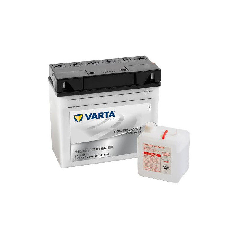 Motobatéria VARTA POWERSPORTS Freshpack 518014024I314 12V 18Ah 240A