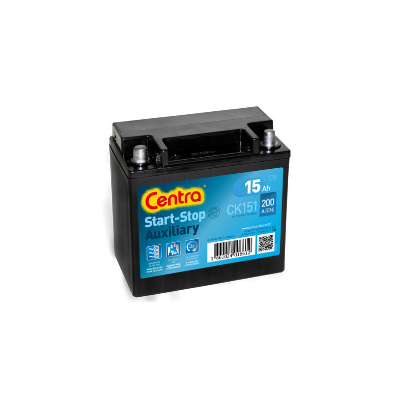 Motobatéria CENTRA CK151 12V 15Ah 200A