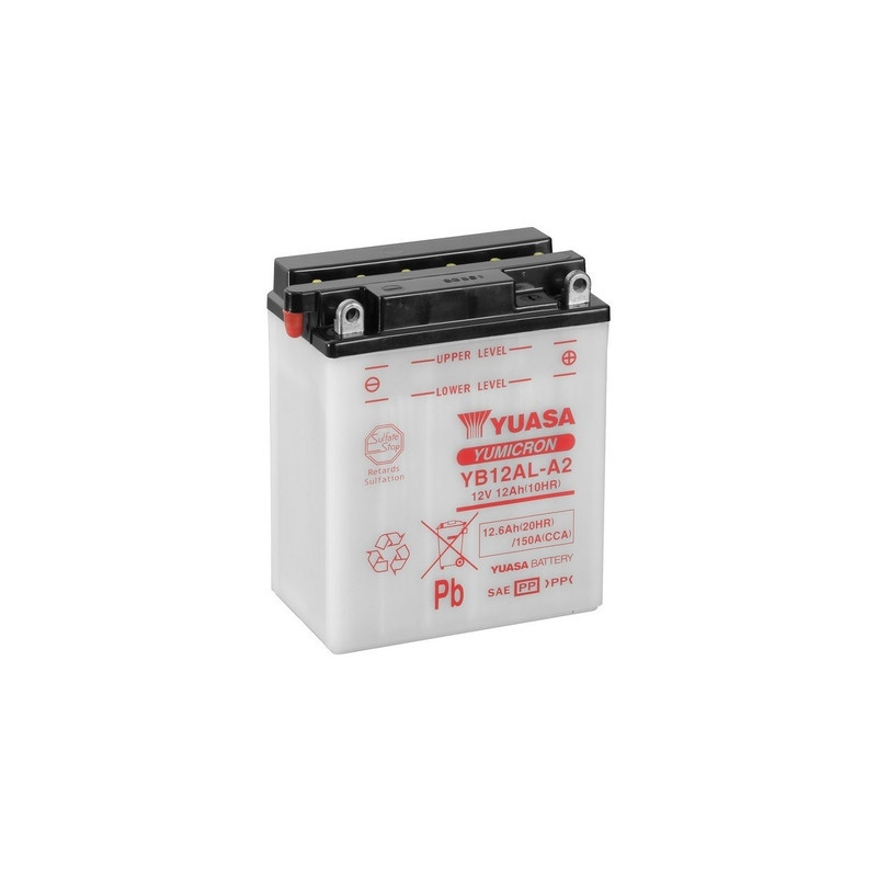 Motobatéria YUASA YB12AL-A2 12V 13Ah 150A