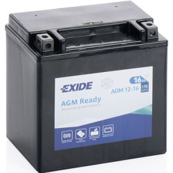 Motobatéria EXIDE AGM12-16 12V 16Ah 200A