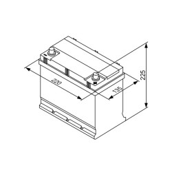 Autobatéria BOSCH S3 0 092 S30 160 12V 45Ah 300A