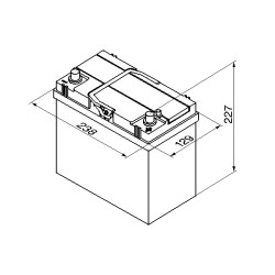 Autobatéria BOSCH S4 0 092 S40 200 12V 45Ah 330A