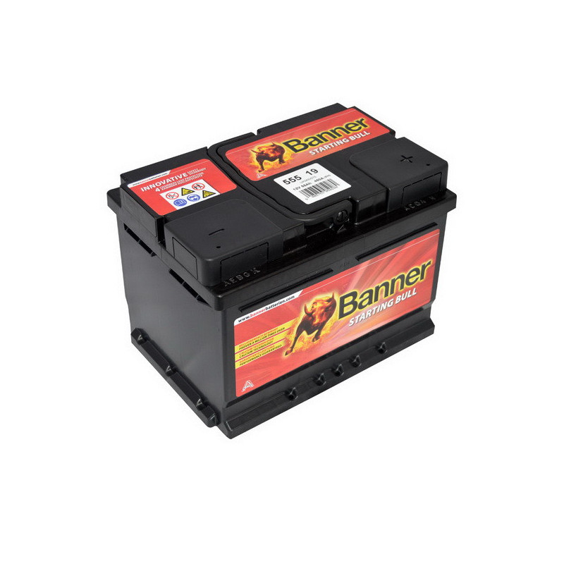 Autobatéria BANNER STARTING BULL 12V/55Ah 555 19 12V