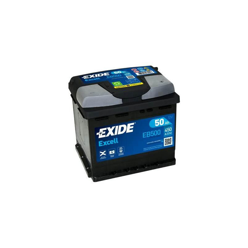 Autobatéria EXIDE EB500 12V 50Ah 450A