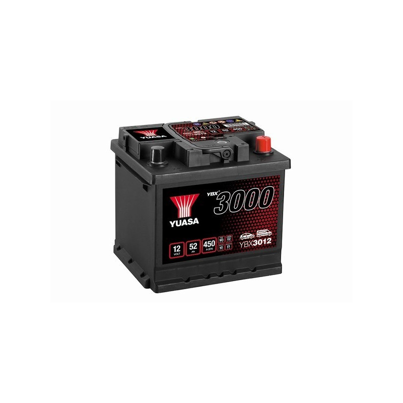 Autobatéria YUASA YBX3012 12V 52Ah 450A