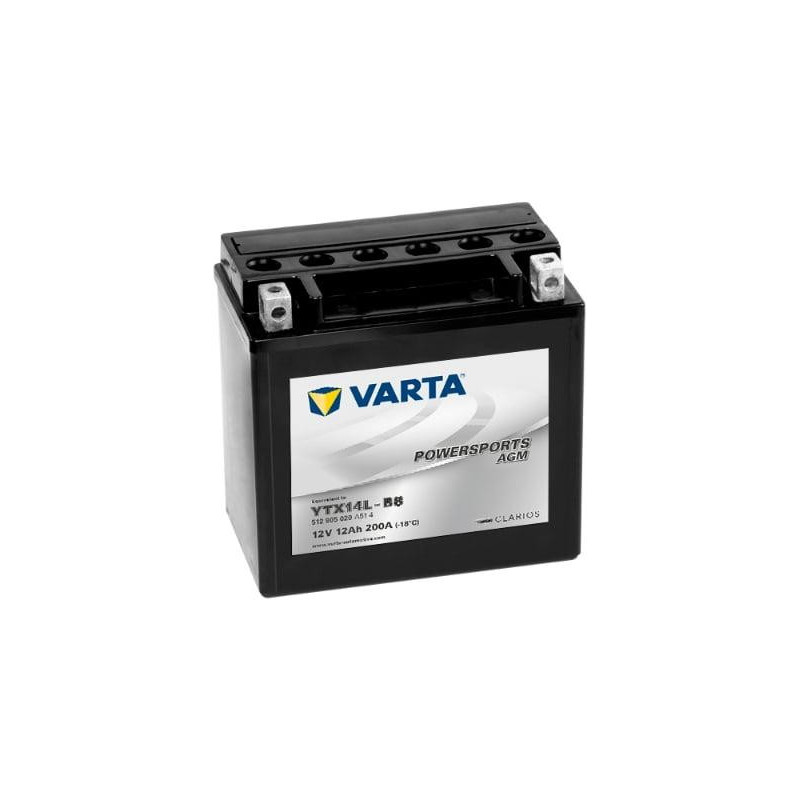 Motobatéria VARTA POWERSPORTS AGM High Performance 512905020A514 12V 12Ah 200A