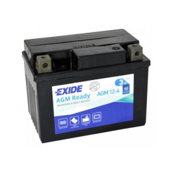 Motobatéria EXIDE AGM12-4 12V 3Ah 50A