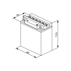 Motobatéria BOSCH M4 Fresh Pack 0 092 M4F 150 12V 3Ah 30A