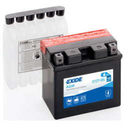 Motobatéria EXIDE EXCELL ** ETZ7-BS 12V 6Ah 100A
