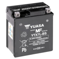 Motobatéria YUASA YTX7L-BS 12V 6Ah 100A