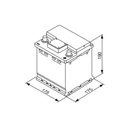 Autobatéria BOSCH S4 0 092 S40 001 12V 44Ah 420A