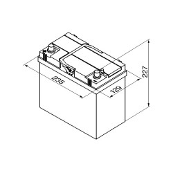 Autobatéria BOSCH S4 0 092 S40 230 12V 45Ah 330A
