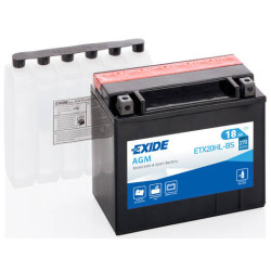 Motobatéria EXIDE EXCELL ** ETX20HL-BS 12V 18Ah 270A