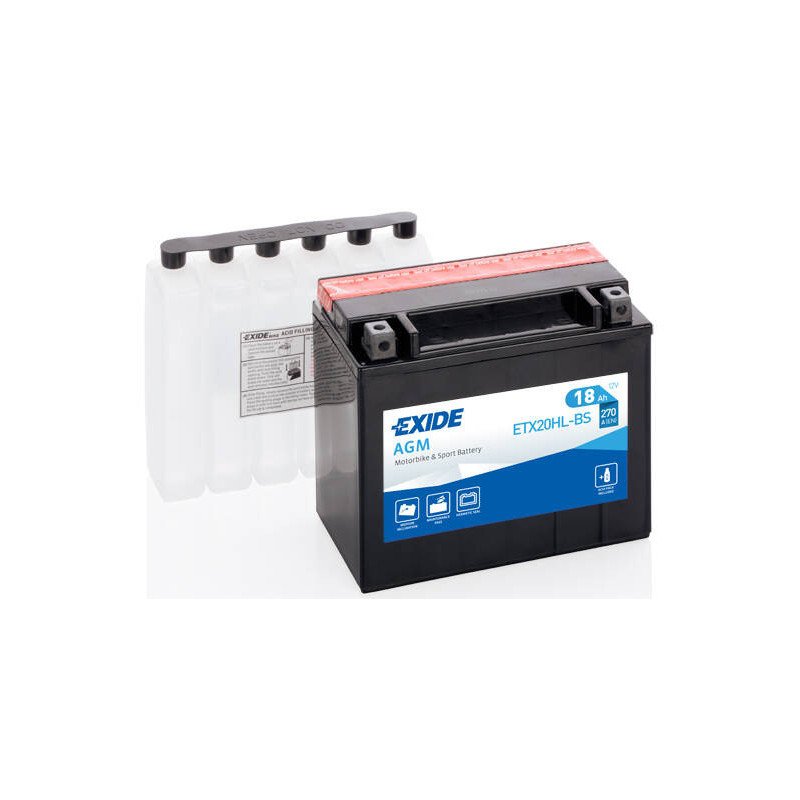 Motobatéria EXIDE EXCELL ** ETX20HL-BS 12V 18Ah 270A
