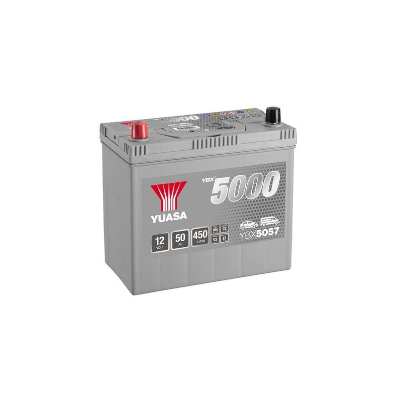 Autobatéria YUASA YBX5057 12V 50Ah 450A