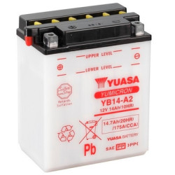 Motobatéria YUASA YB14-A2 12V 15Ah 175A