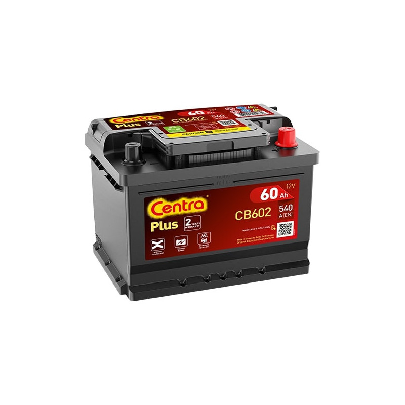 Autobatéria CENTRA CENTRA EFB CB602 12V 60Ah 540A