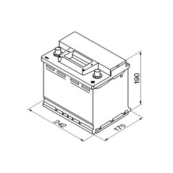 Autobatéria BOSCH S3 0 092 S30 050 12V 56Ah 480A