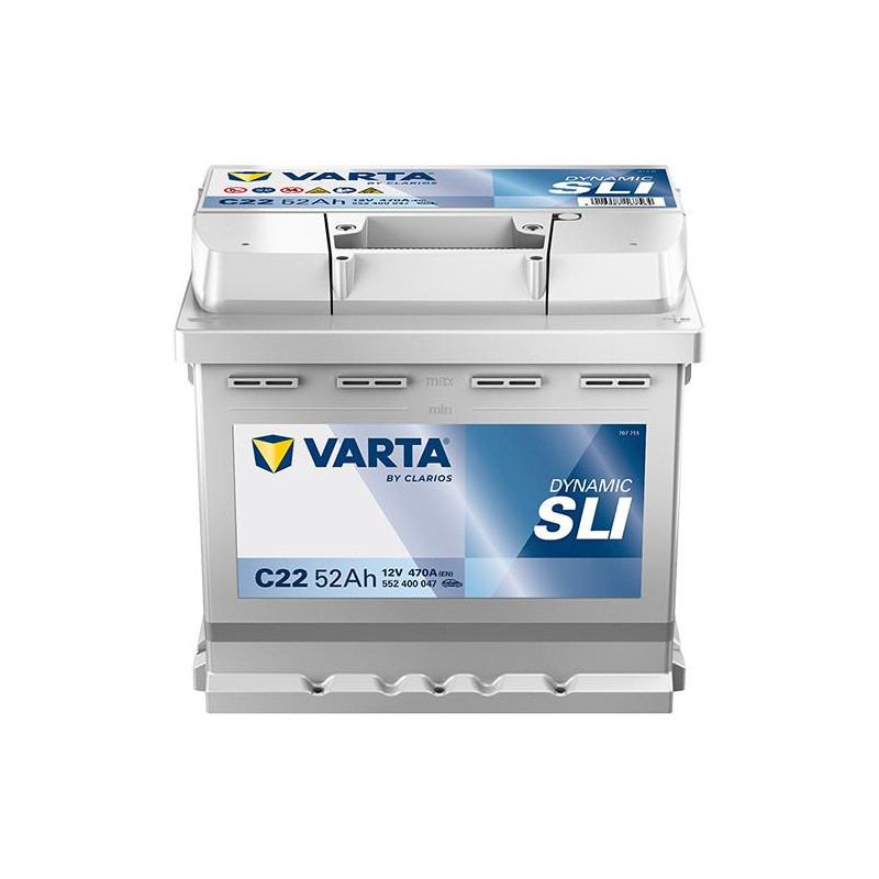 Autobatéria VARTA 552400047K262 12V 52Ah 470A