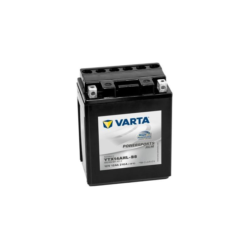 Motobatéria VARTA POWERSPORTS AGM High Performance 512918021A514 12V 12Ah 210A
