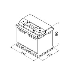 Autobatéria BOSCH S4 0 092 S40 050 12V 60Ah 540A