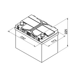Autobatéria BOSCH S4 0 092 S40 240 12V 60Ah 540A